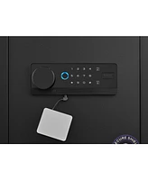 Safe Box: Fireproof Bag, Smart Alert, Removable Shelf
