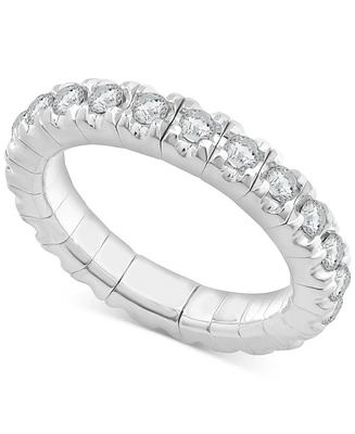 Diamond Stretch Flexible Eternity Band (1 ct. t.w.) 14k White or Yellow Gold