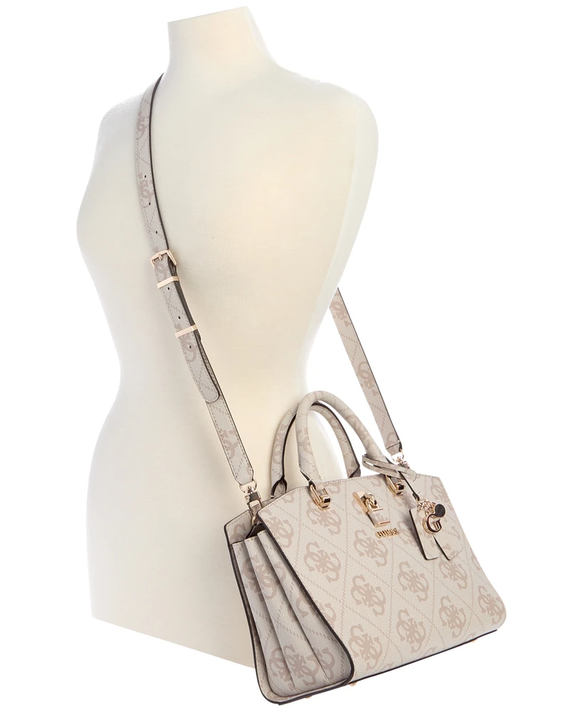 Guess Queensland Luxury 4Q Oversized Logo Satchel Bag