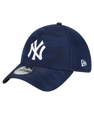 New Era Men's Navy New York Yankees Subtle Camo 39THIRTY Flex Hat