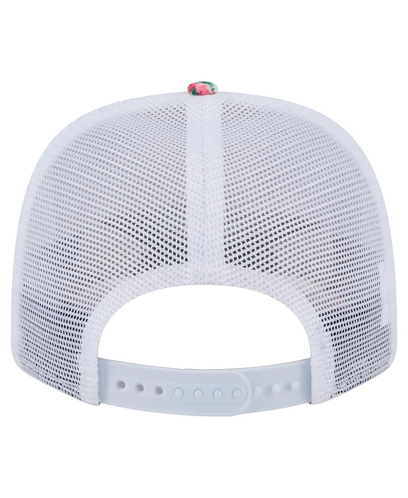 New Era Men's White Arizona Diamondbacks Flamingo Mesh Back 9SEVENTY Stretch-Snap Hat