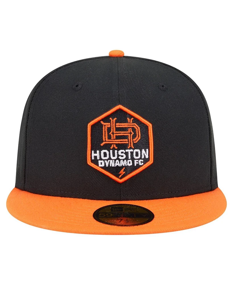 New Era Men's Black Houston Dynamo Fc 2025 Kickoff 59FIFTY Fitted Hat