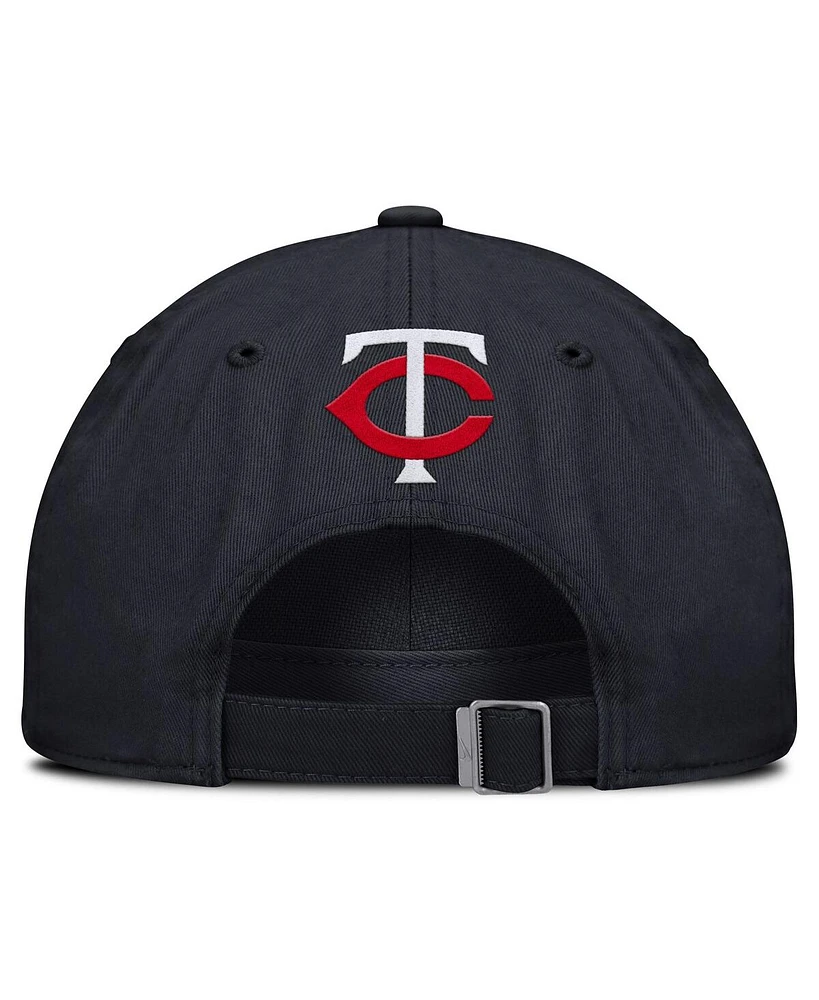 Nike Men's Navy Minnesota Twins Club Adjustable Hat