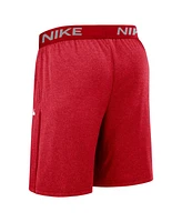 Nike Men's Red Los Angeles Angels Authentic Collection City Connect Performance Knit Shorts