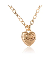Juicy Couture Gold-Tone Heart Pendant Necklace
