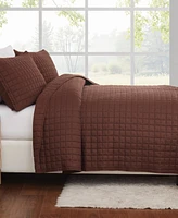 Brookyln Loom Flax Linen 3-Pc. Quilt Set