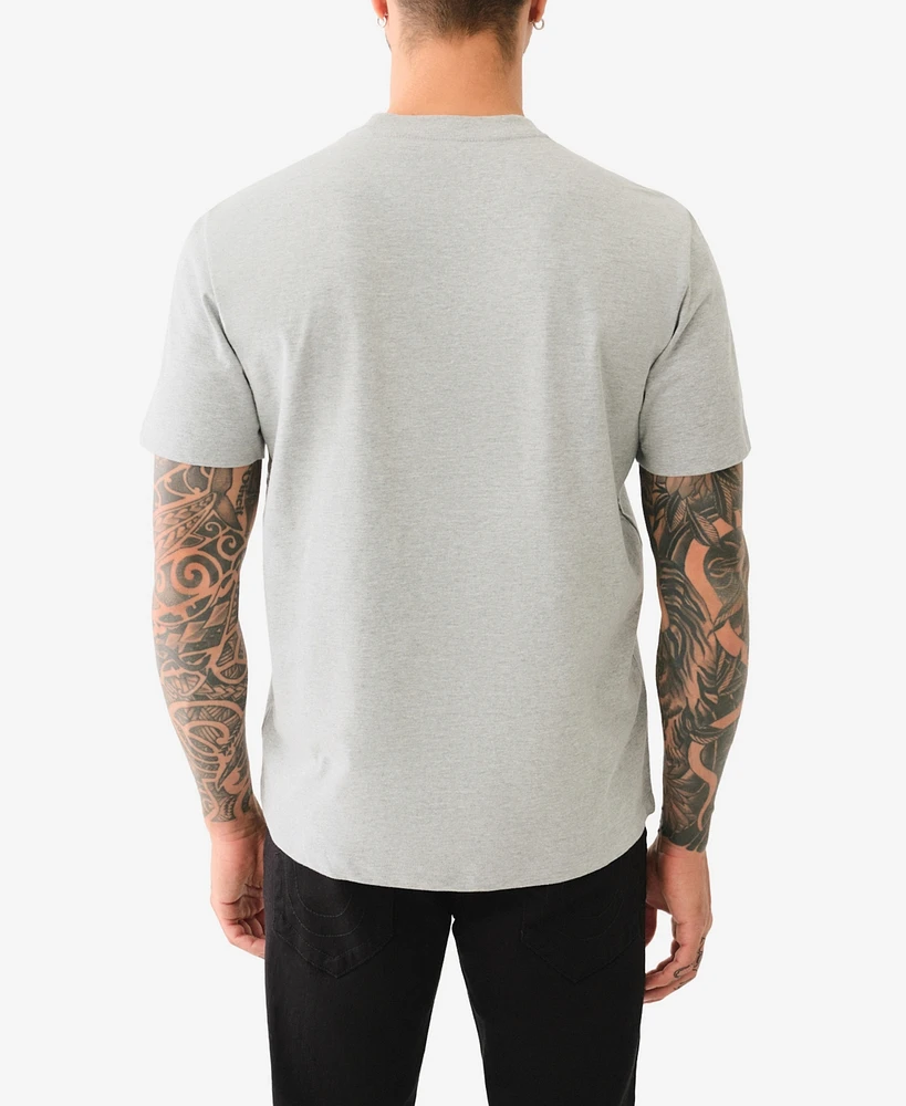 True Religion Men's Short Sleeve Embroidery League T-Shirt