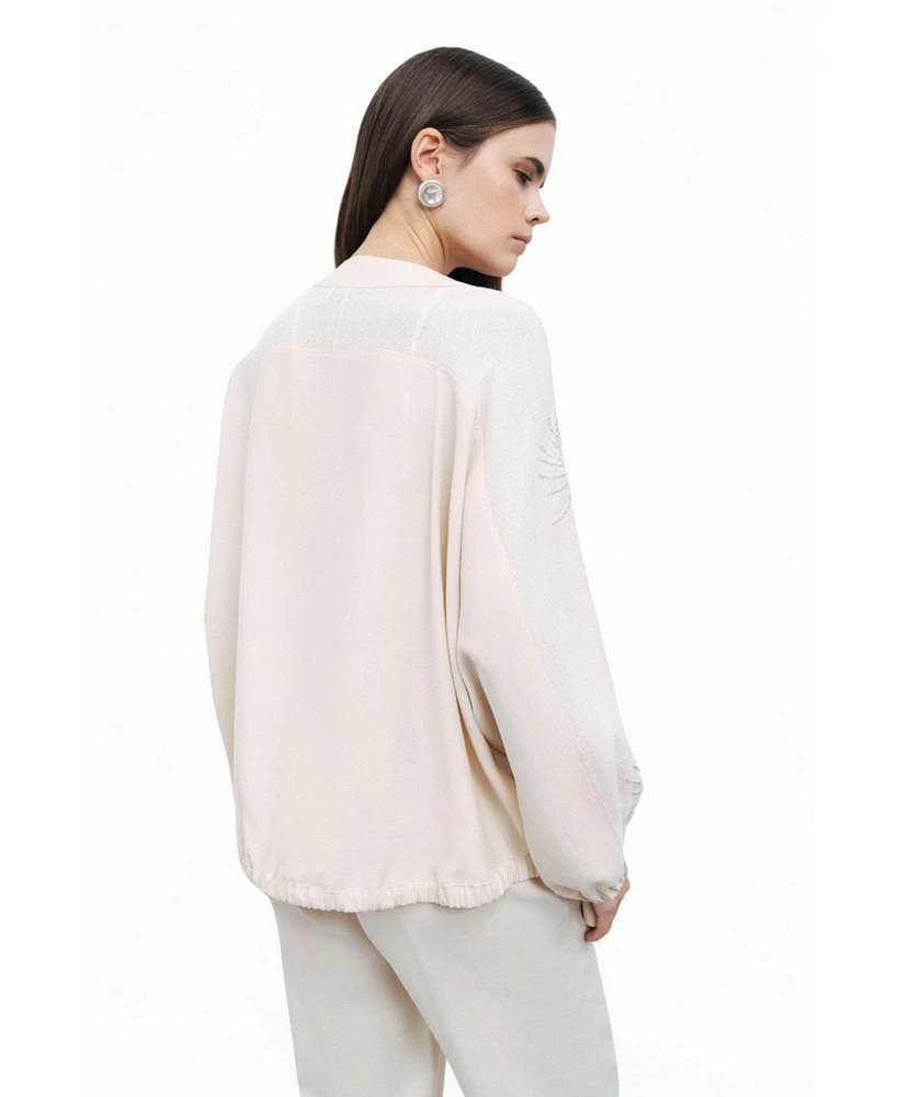 Nocturne Women's Beaded Embroidered Jacket