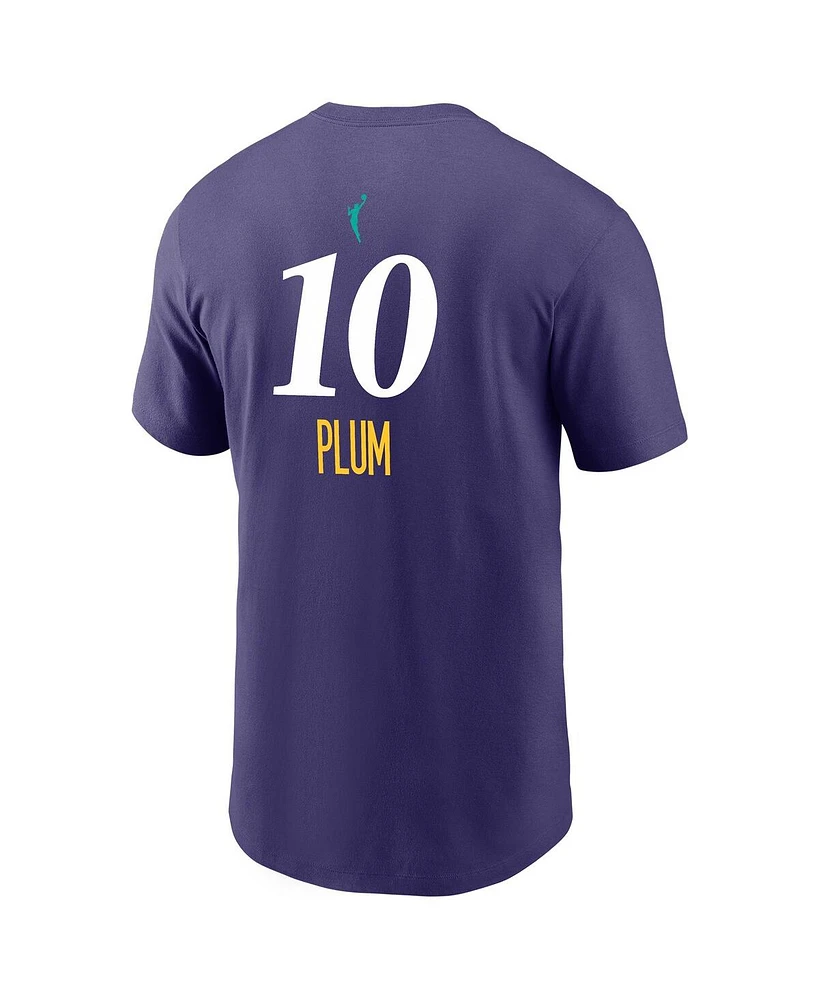 Nike Men's Kelsey Plum Purple Los Angeles Sparks Explorer Edition Name Number T-Shirt