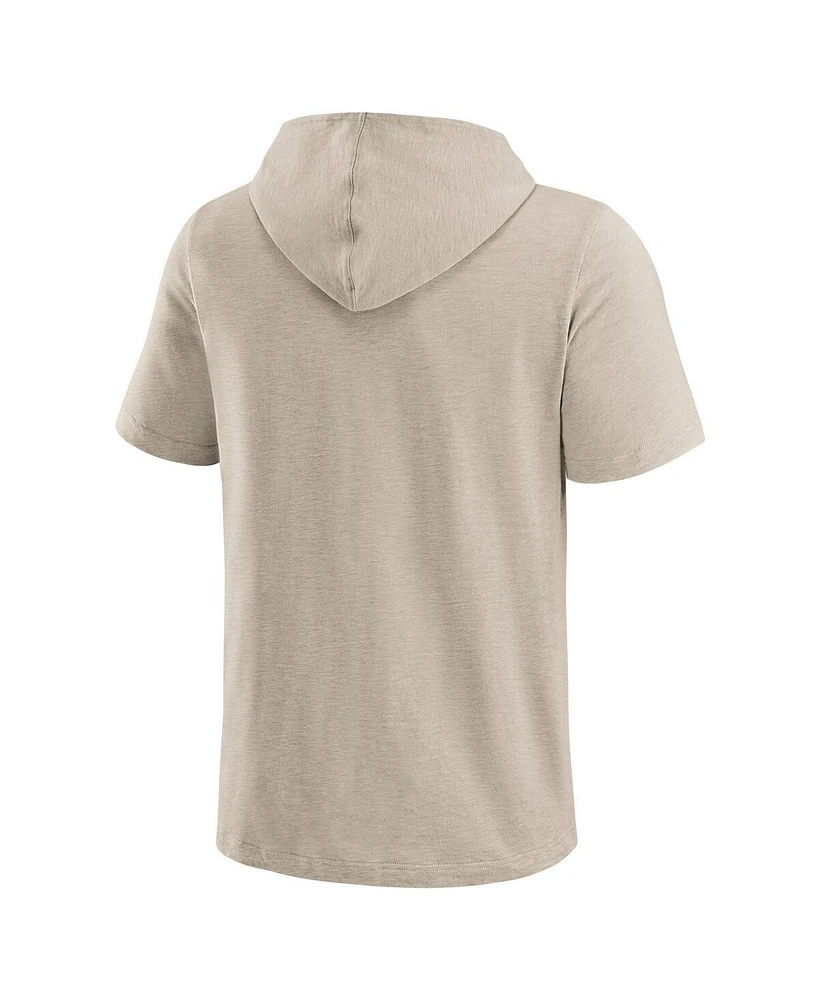 Fanatics Men's Tan New York Mets Hooded T-Shirt