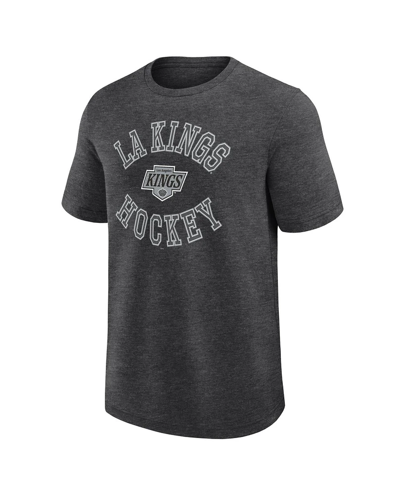 Logo Athletic Men's Heather Charcoal Los Angeles Kings Success T-Shirt