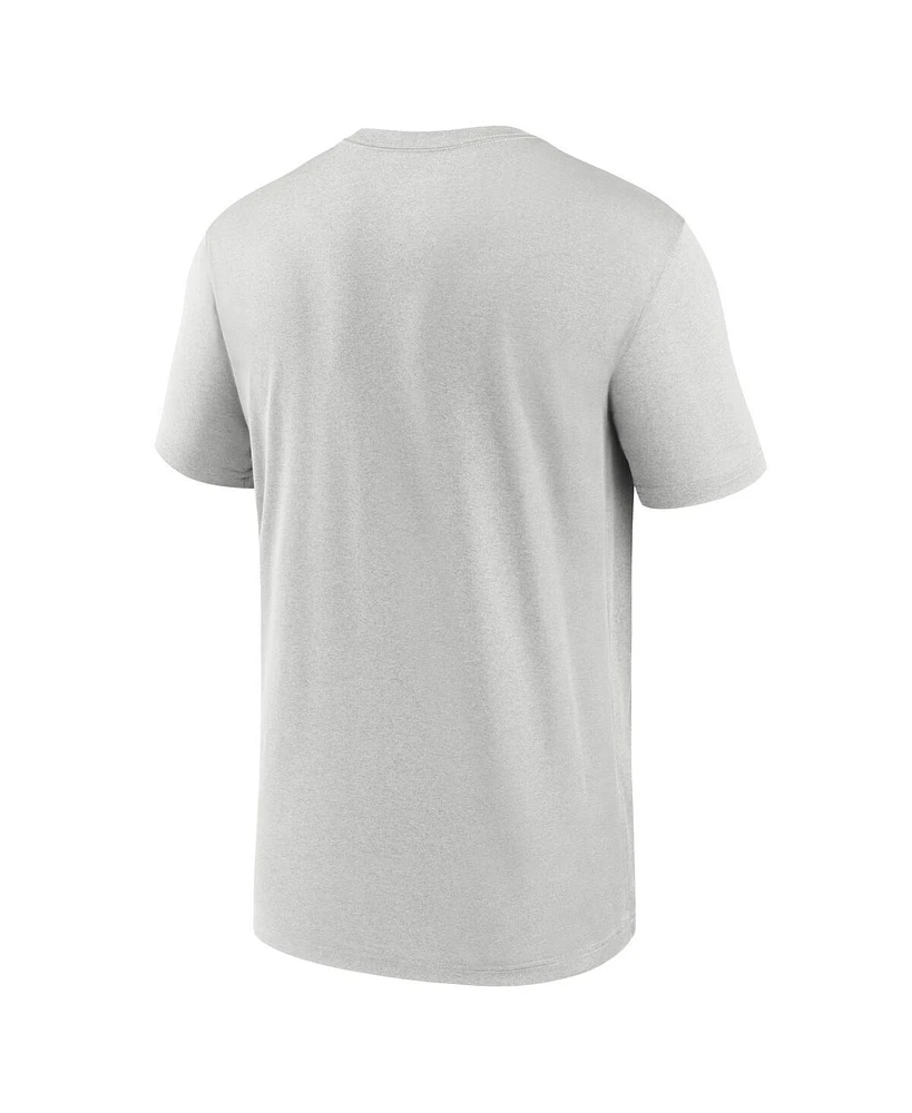 Nike Men's Gray Ohio State Buckeyes 2025 Sideline Small Logo Legend Performance T-Shirt