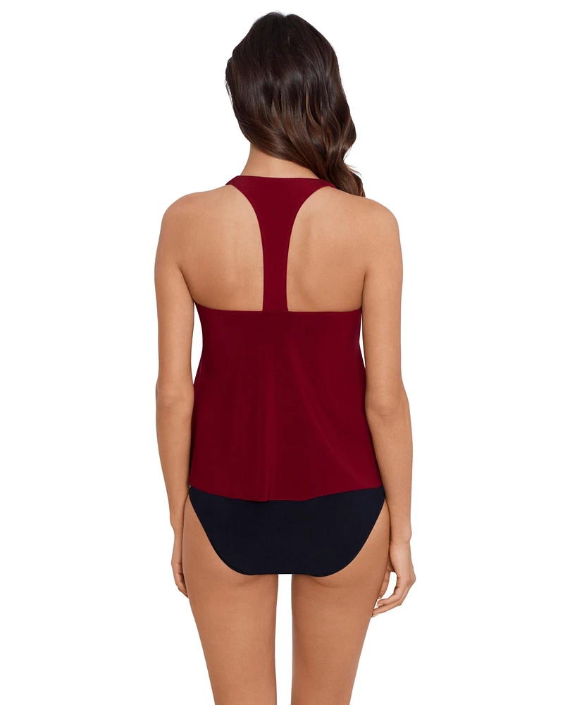 Magicsuit Women's Solid Dd Taylor Tankini Top