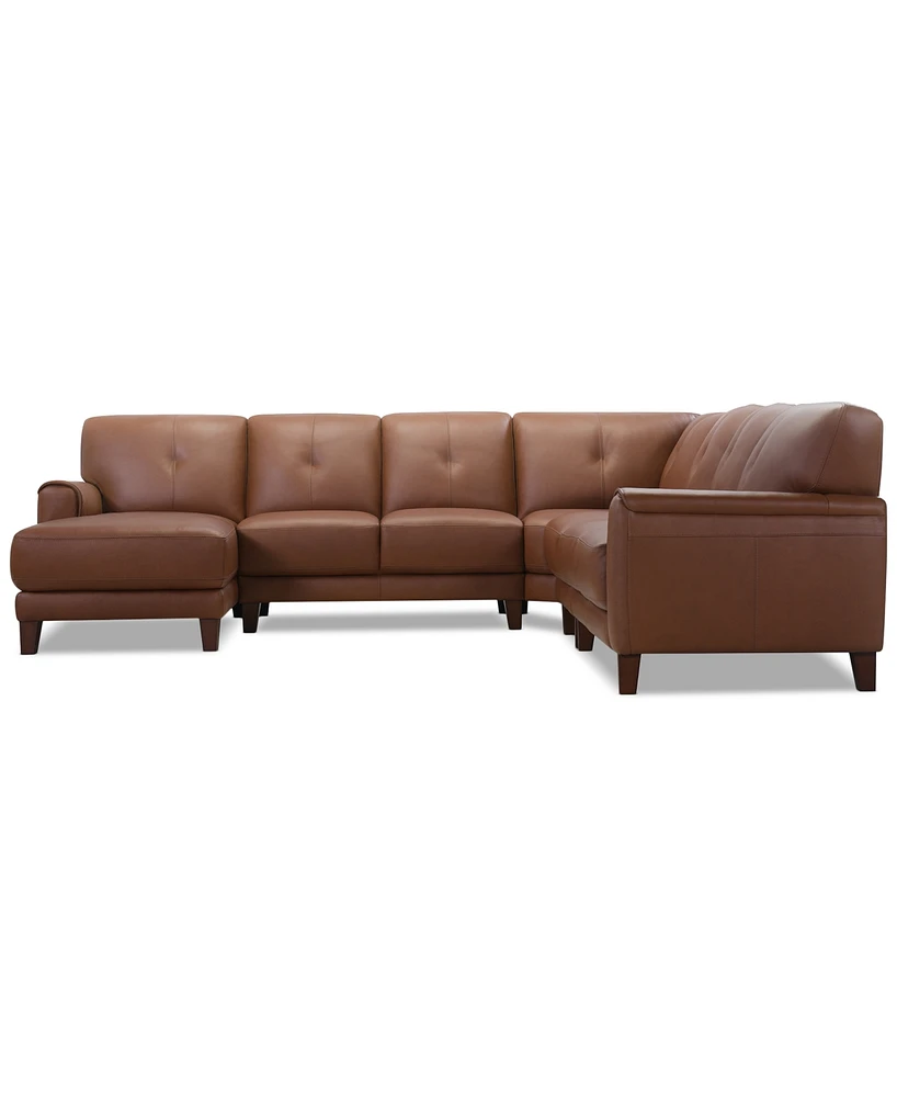 Ashlinn -Pc. Leather Chaise Sectional