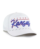 '47 Brand Men's White Kansas Jayhawks Condor Hitch Brrr Adjustable Hat