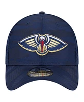 New Era Men's Navy Orleans Pelicans Subtle Camo 39THIRTY Flex Hat