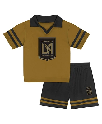 Outerstuff Toddler 2-Piece Gold Lafc Charming Dude Top and Shorts Set