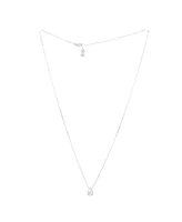 Pre-Owned Cartier Etincelle de Cartier Teardrop Pendant Necklace 18K White Gold and Diamonds