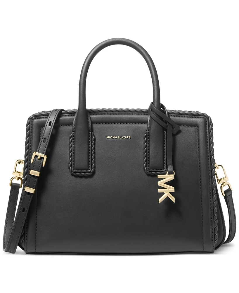 Michael Kors Laila Small Leather Satchel