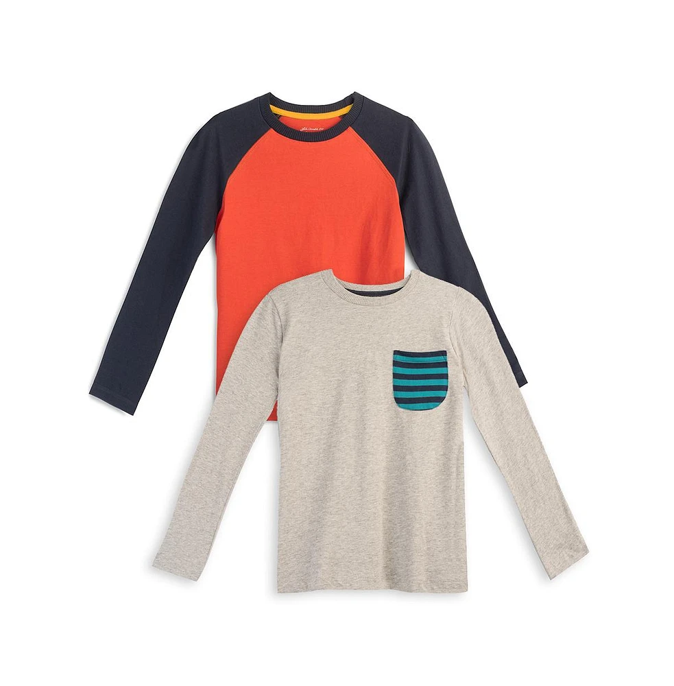 Mightly Toddler Fair Trade Organic Cotton Long Sleeve T-Shirts