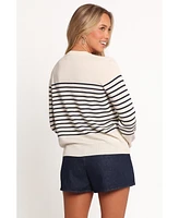 Petal and Pup Women's Gavi Button Front Striped Cardigan