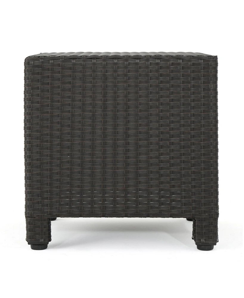 Wicker Cube Side Table - Outdoor Coffee Table