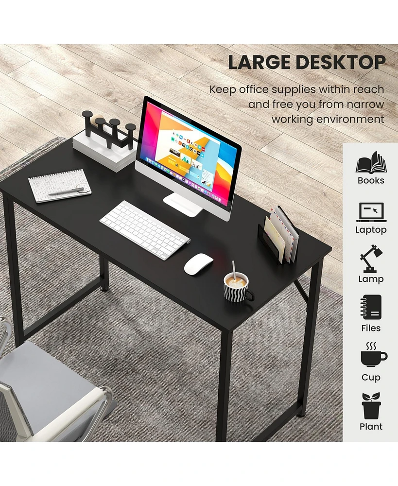 L Shaped Computer Desk and Writing Workstation for Home Office