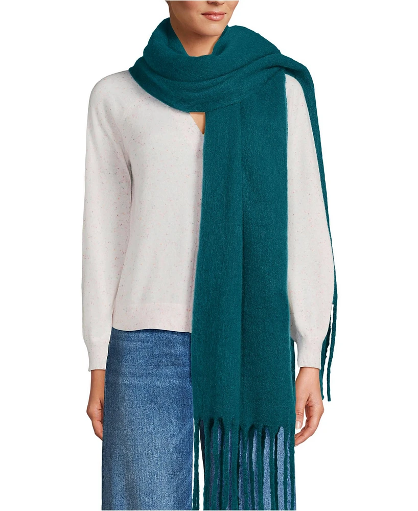Lands' End Brushed Blanket Scarf