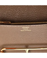 Pre-Owned Hermes Roulis Slim Wallet Chevre Mysore