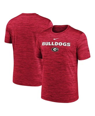 Nike Men's Red Georgia Bulldogs 2025 Sideline Velocity Performance T-Shirt