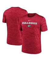 Nike Men's Red Georgia Bulldogs 2025 Sideline Velocity Performance T-Shirt