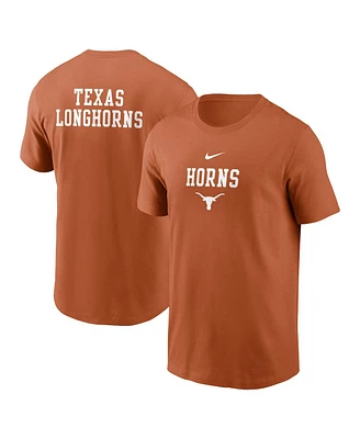 Nike Men's Texas Orange Longhorns 2-Hit Stacked T-Shirt