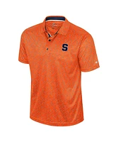 Colosseum Men's Orange Syracuse Orange Sublimated Golf Polo Shirt