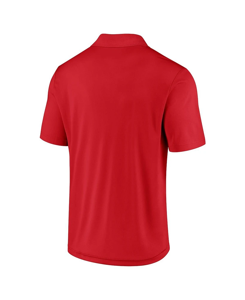 Fanatics Men's Red St. Louis Cardinals Primary Logo Polo Shirt