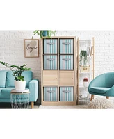 Sorbus 11 Inch Foldable Fabric Storage Cube Bin with Handles - for Organizing Pantry, Closet, Nursery, Playroom