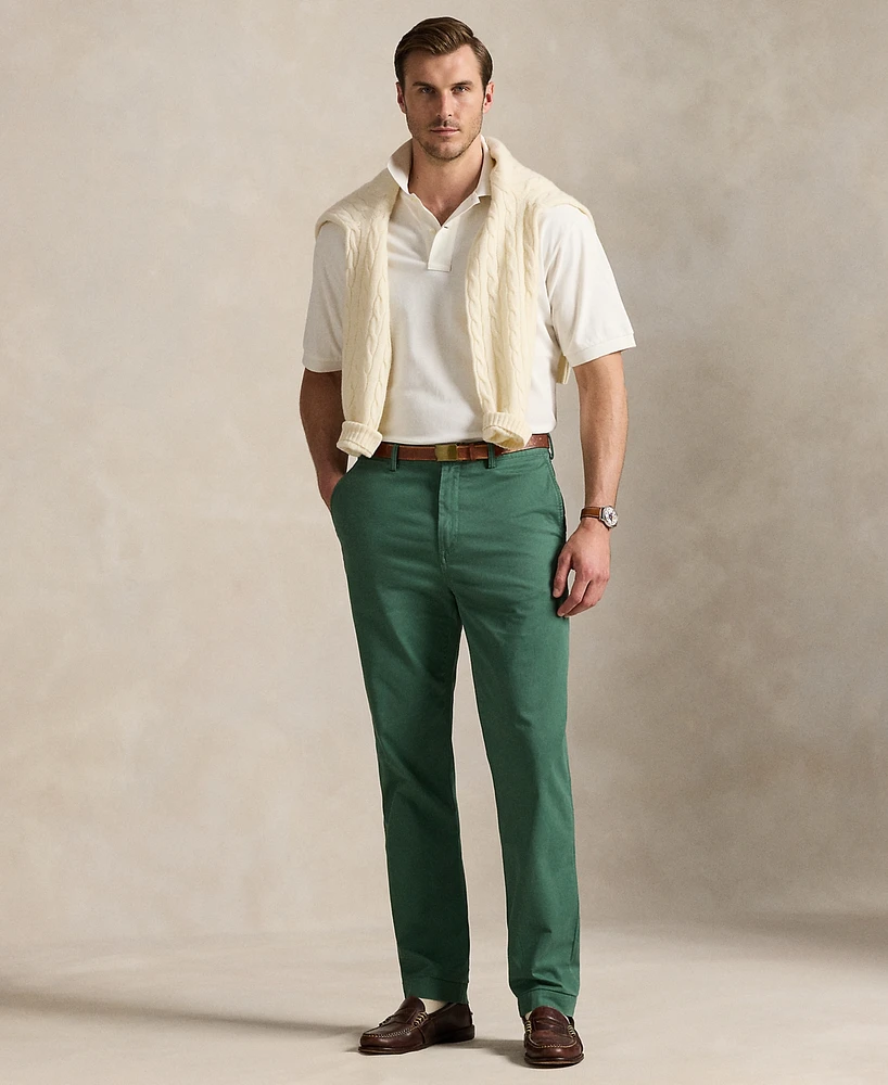 Polo Ralph Lauren Men's Big & Tall Stretch Classic Fit Washed Chino Pants