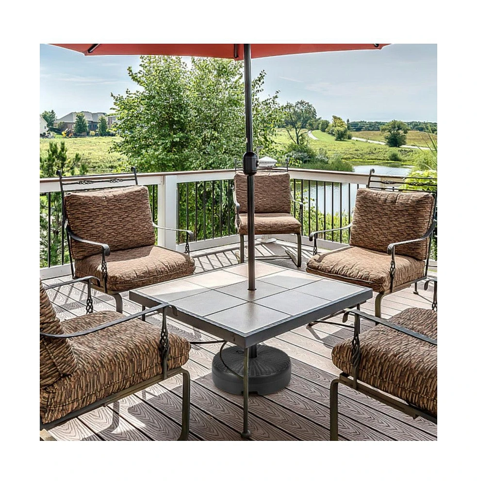 Inch Fillable Heavy-Duty Round Umbrella Base Stand