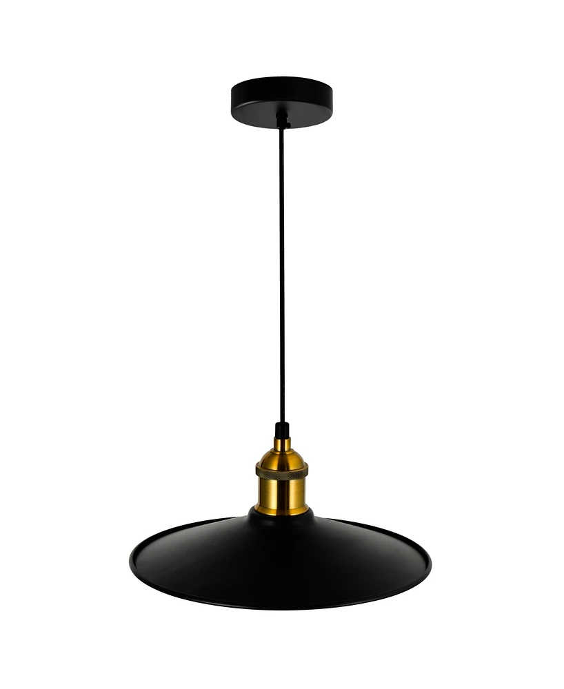 Cwi Lighting 9" Metal Brave 1 Mini Pendant