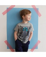 Mightly Toddler Fair Trade Organic Cotton Graphic Short Sleeve T-Shirt