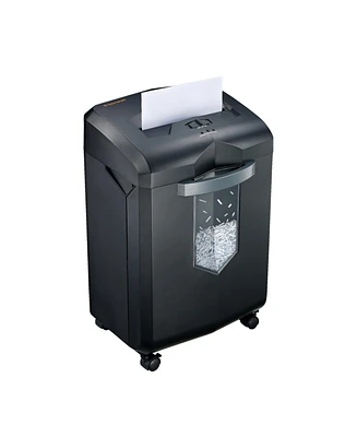 Bonsaii Paper Shredder, 18-Sheet 60-Minutes Shredder for Office Heavy Duty Cross-Cut Shredder with 6 Gallon Pullout Basket 4 Casters