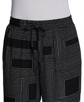 Ella Rafaella Petite Eco Fabric Pull On Wide Leg Pants