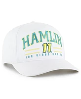 '47 Brand Men's White Denny Hamlin Roscoe Hitch Adjustable Hat