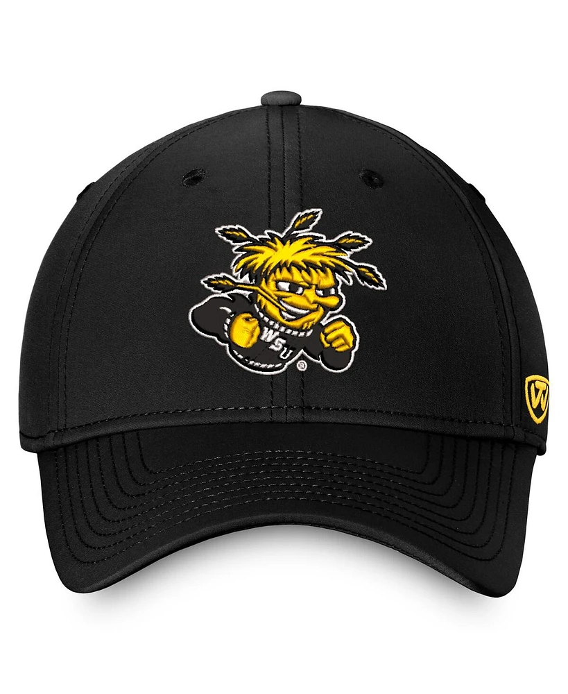 Top of the World Men's Black Wichita State Shockers Reflex 2.0 Logo Flex Hat