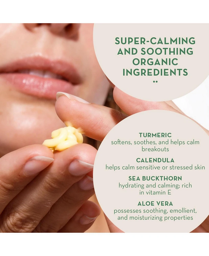 The Organic Skin Co Task Force Nine Calming Cream & Organic Face Moisturizer | Calming Calendula Cream For Sensitive & Irritated Skin | For Men and Wo