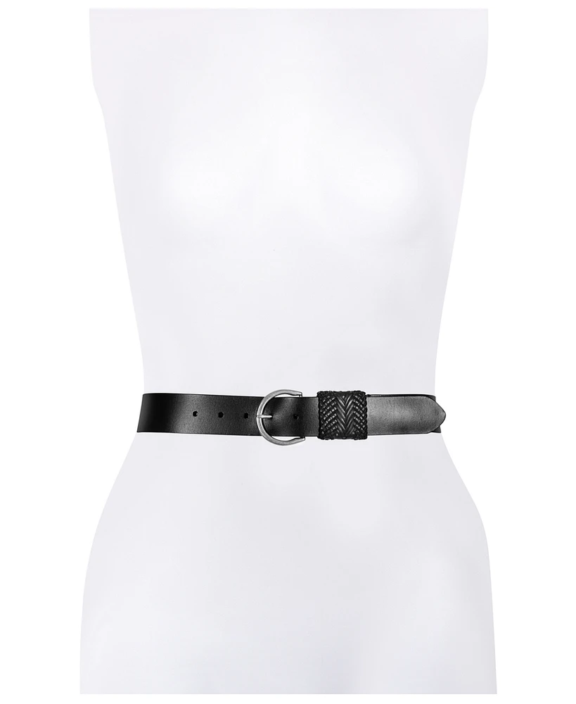 Frye Women's Woven Keeper Belt