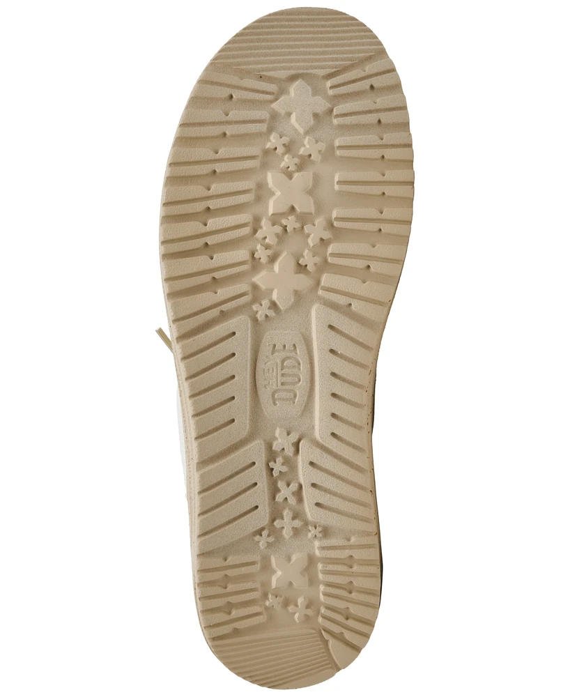 Hey Dude Men's Wally Funk Woven Jacquard Slip-On Casual Moccasin Sneakers from Finish Line