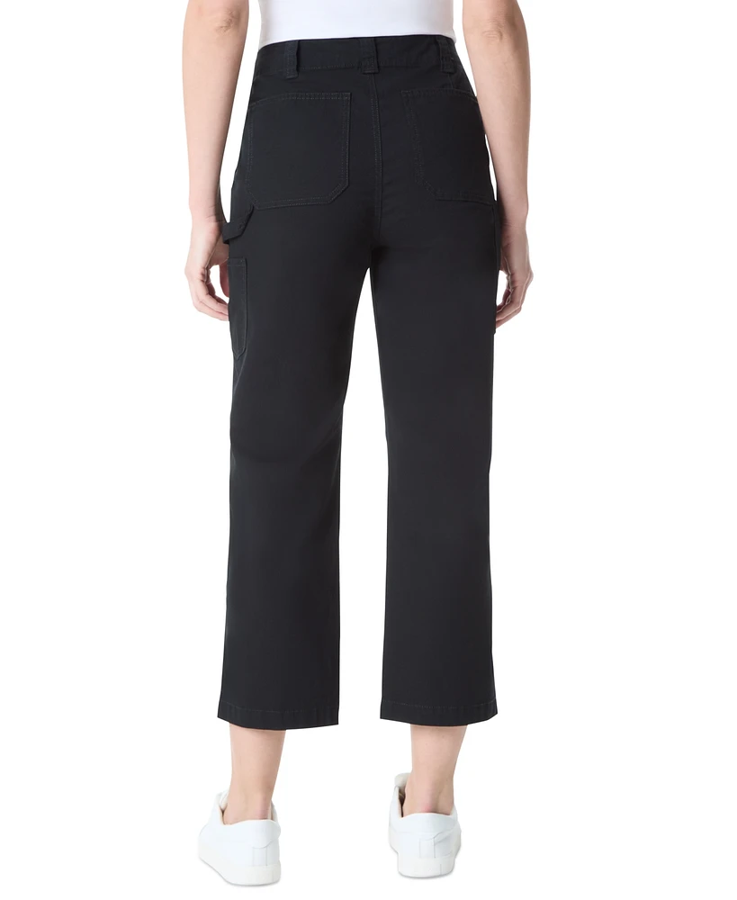 Gloria Vanderbilt Women's High Rise Cropped Cargo Pants
