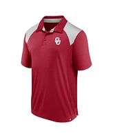 Fanatics Men's Crimson Oklahoma Sooners Star Class Polo Shirt