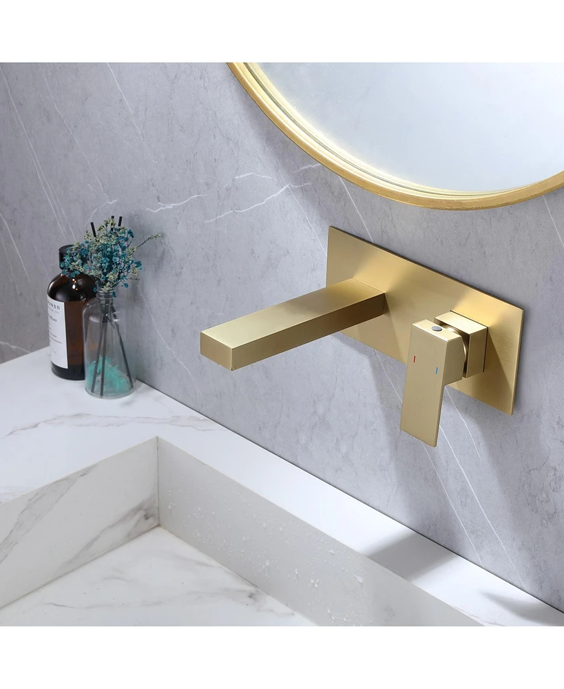 Greenspring Single-Handle Wall Mount Bathroom Faucet