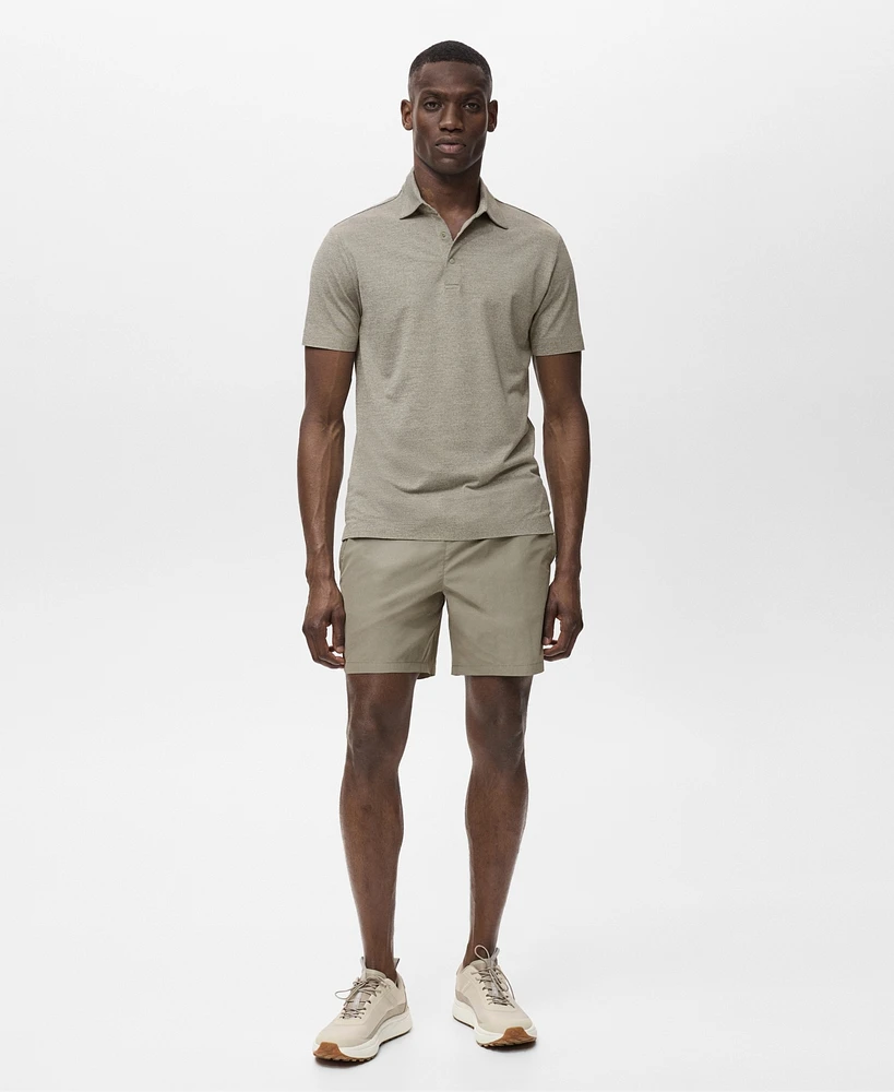 Mango Men's Coolmax Slim-Fit Polo Shirt